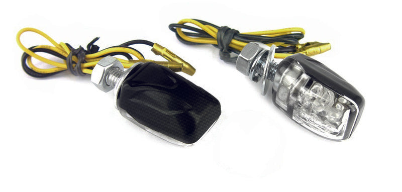 BIHR Micro 6 LED Indicators Carbon Universal