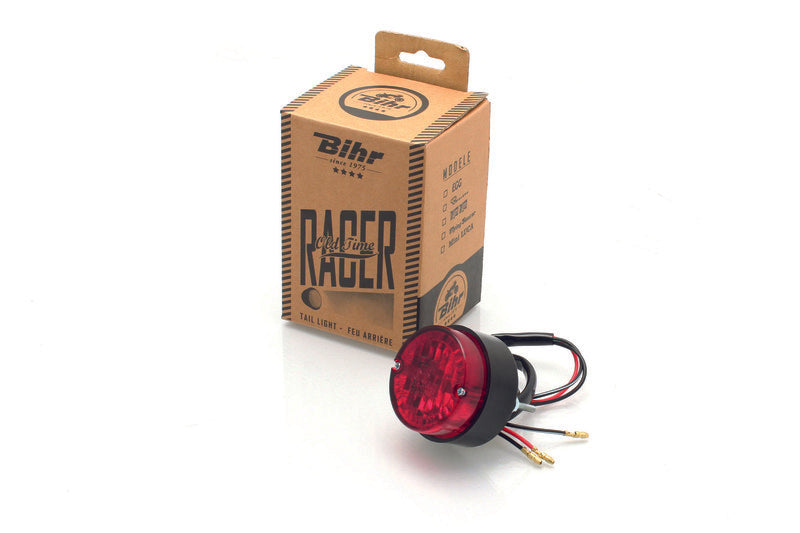 BIHR Beacon Vintage Rear Light Homologated Black