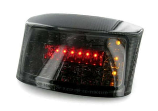 V PARTS Rear Light w/ Integrated Indicators LED Smoked MBK/Yamaha