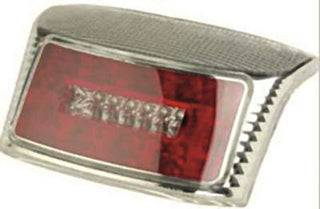 V PARTS Rear Light R8 type LED Chromed MBK/Yamaha