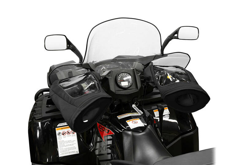 KIMPEX Handlebar Windowed Muffs ATV Black
