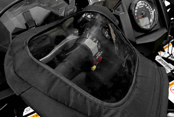 KIMPEX Handlebar Windowed Muffs ATV Black