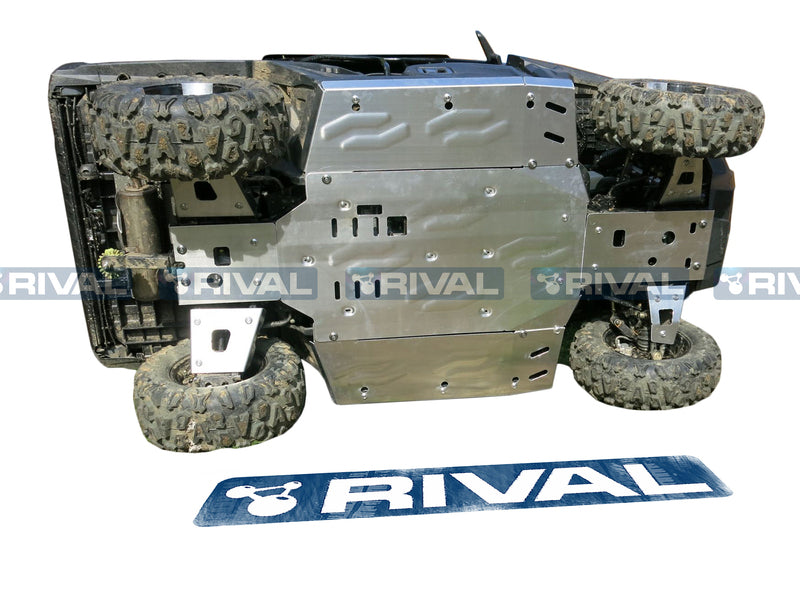 RIVAL Complete skid plate - Aluminium 4mm CF Moto