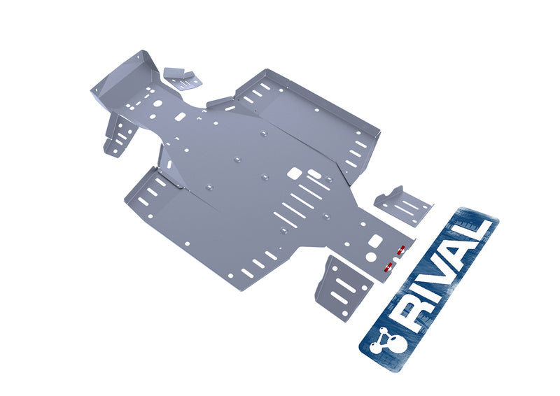 RIVAL Complete skid plate - Aluminium 4mm CF Moto