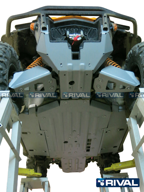 RIVAL Complete skid plate kit - Aluminium Can-Am Commander