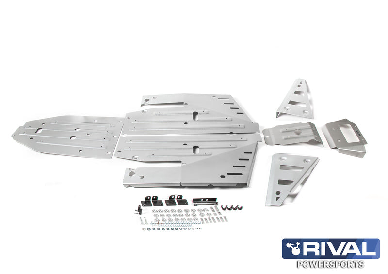 RIVAL Complete skid plate kit - Aluminium Polaris RZR 1000 XP/Turbo - 1067510