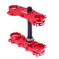 XTRIG ROCS Tech Triple Clamp Offset 28mm Red Honda CRF150R
