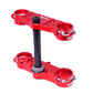 XTRIG ROCS Tech Triple Clamp Offset 28mm Red Honda CRF150R