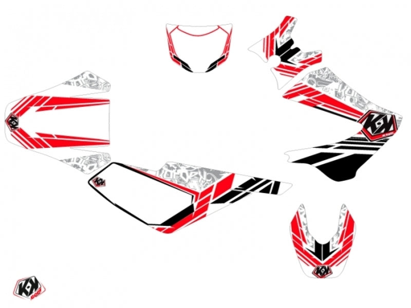 KUTVEK Spirit Graphic Kit Red Derbi 50 Xtrem/Xrace
