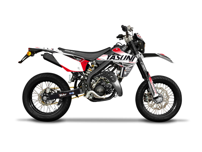 KUTVEK Yasuni Factory Sticker Kit Red/White Rieju MRT 50