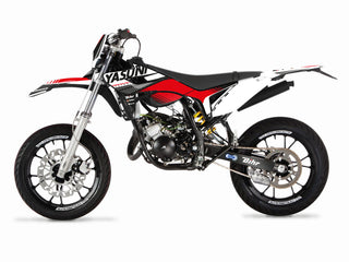 KUTVEK Yasuni Factory Aufkleber-Kit Rot/Weiß Sherco SM50 