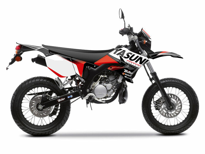 KUTVEK Yasuni Factory Sticker Kit Red/White Yamaha DT50/MBK X-Limit