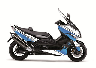 KUTVEK Cooper Grafik-Kit Weiß/Blau Yamaha T-Max 500