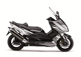KUTVEK Velocity-Grafikkit Weiß/Schwarz Yamaha T-Max 500