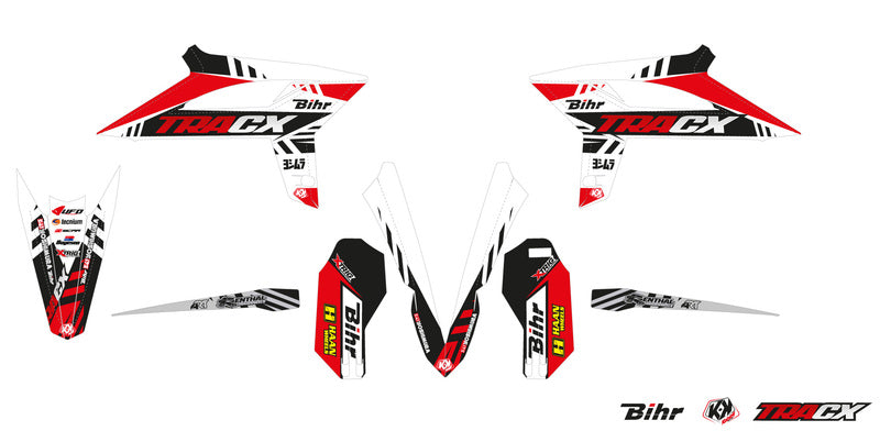 KUTVEK Tracx Graphic Kit Red Beta RR