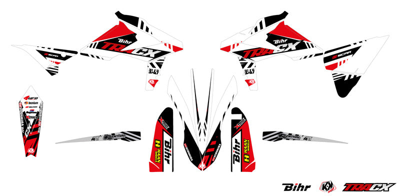 KUTVEK Tracx Graphic Kit Red Beta RR 2T/4T - 1067911