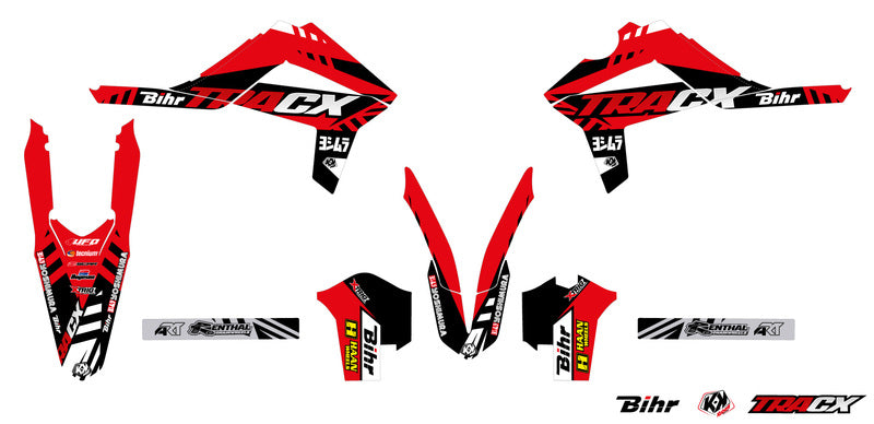 KUTVEK Tracx Graphic Kit Red Gas Gas