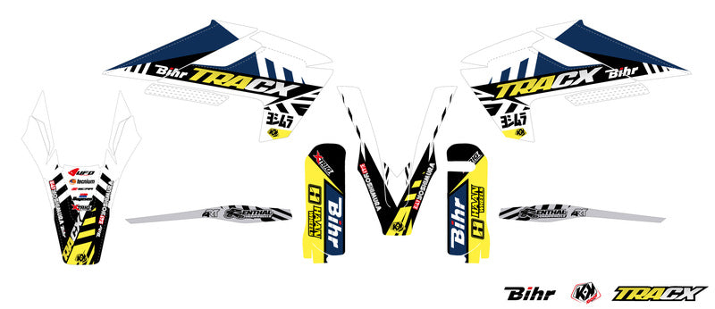 KUTVEK Tracx Graphic Kit White Husqvarna TC/FC