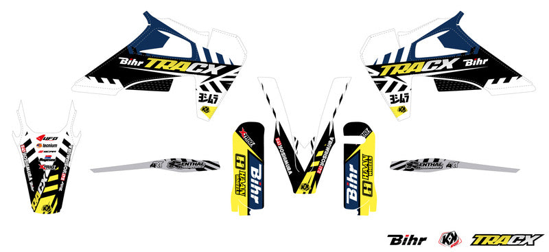 KUTVEK Tracx Graphic Kit White Husqvarna - 1067930