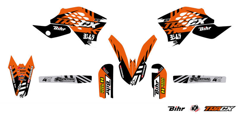 KUTVEK Tracx Graphic Kit Orange KTM SX65 - 1067947