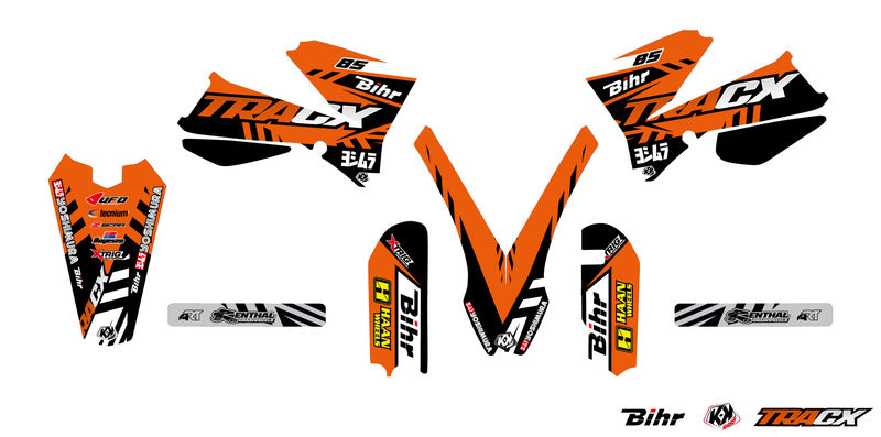 KUTVEK Tracx Graphic Kit Orange KTM SX85 - 1067948