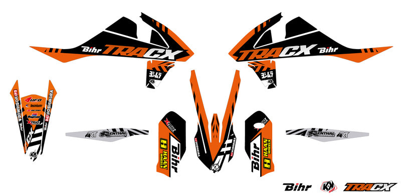 KUTVEK Tracx Graphic Kit Orange KTM SX/SX-F - 1067954