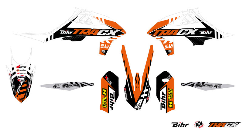 KUTVEK Tracx Graphic Kit Orange KTM SX/SX-F - 1067955