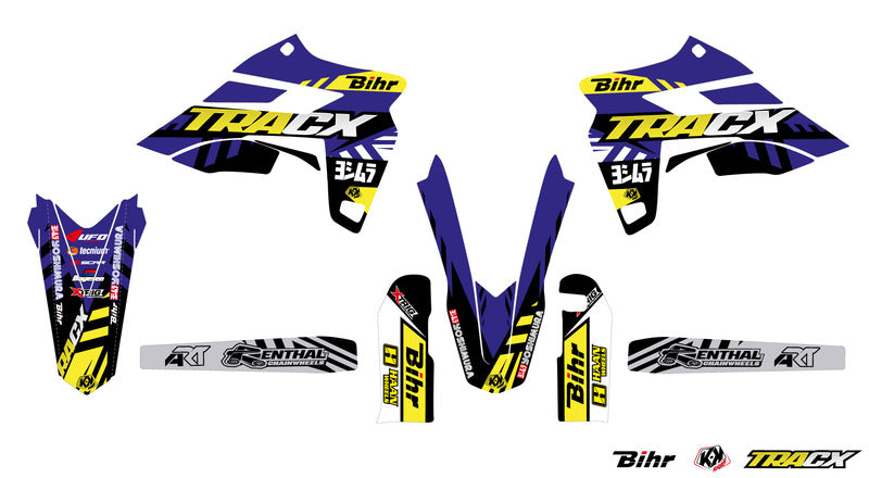 KUTVEK Tracx Graphic Kit Blue Sherco - 1067957