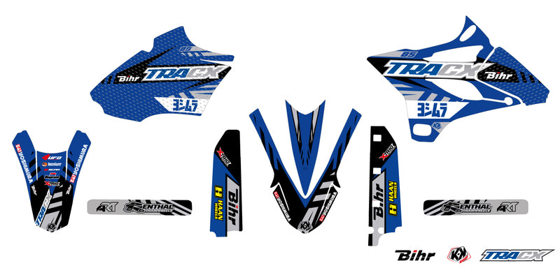 KUTVEK Tracx Graphic Kit Blue Yamaha YZ85 - 1067969
