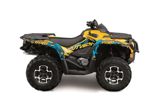 KUTVEK Rotor-Grafik-Kit, Gelb, Can-Am Outlander Max – 1067986 