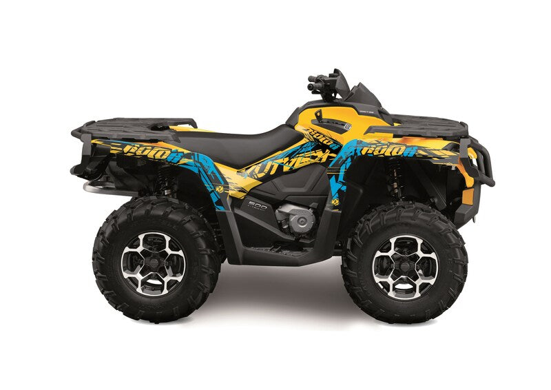 KUTVEK Rotor Graphic Kit Yellow Can-Am Outlander Max - 1067987