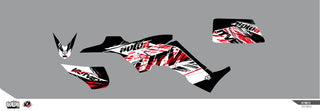 KUTVEK Rotor-Grafik-Kit, schwarz, Kymco KXR 