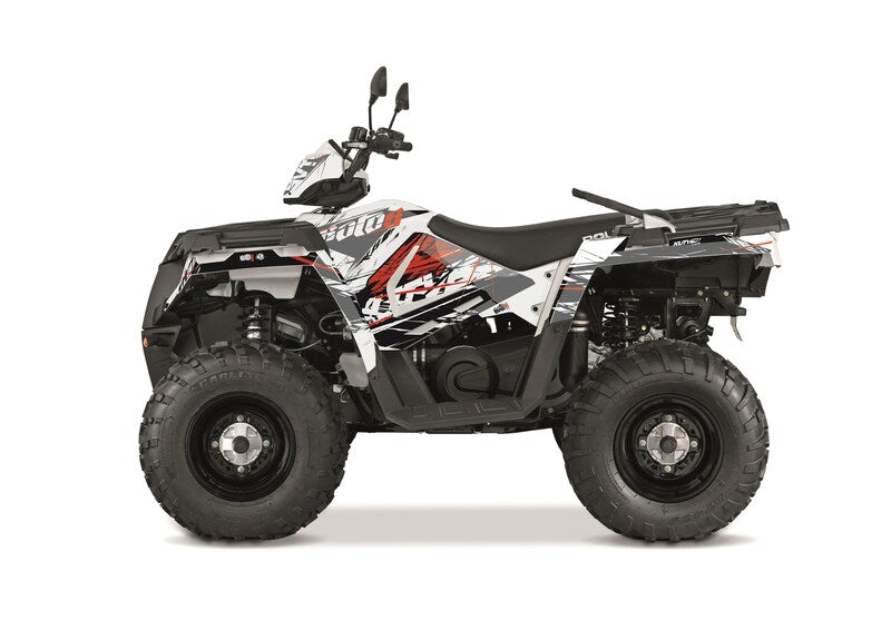KUTVEK Rotor Graphic Kit White Polaris Sportsman 570