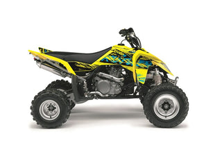 KUTVEK Rotor-Grafik-Kit, Gelb, Suzuki LTR450 