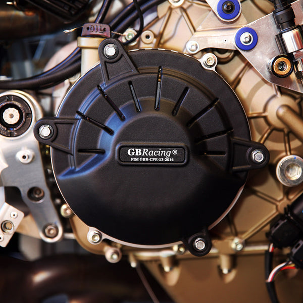 GB RACING Kupplungsdeckel Schwarz Ducati Panigale V4 