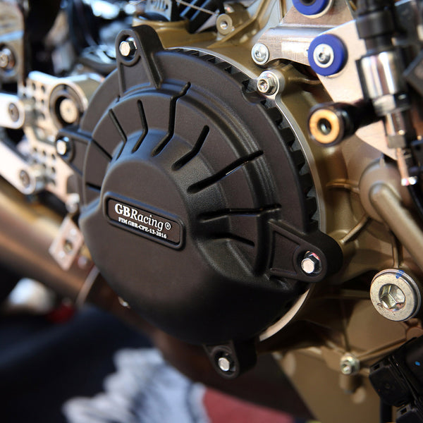 GB RACING Kupplungsdeckel Schwarz Ducati Panigale V4 