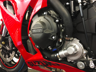 GB RACING Motordeckelsatz Lichtmaschine/Kupplung/Puls Schwarz Suzuki GSX-R1000 