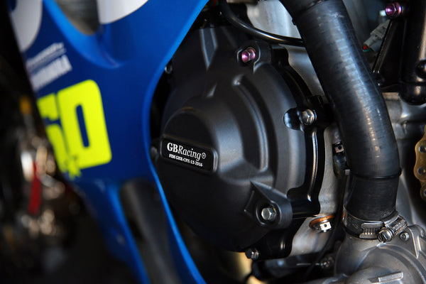 GB RACING Motordeckelsatz Lichtmaschine/Kupplung/Puls Schwarz Suzuki GSX-R1000 