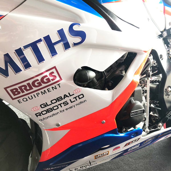 GBRACING Bullet Race Sturzpad-Kit Schwarz BMW S1000RR 