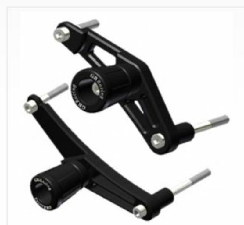 GB RACING CRASH MUSHROOM SET UPPER TRIUMPH DAYTONA 675 06-10 / 675R 11-12 / STREET TRIPLE 675, R 07-12