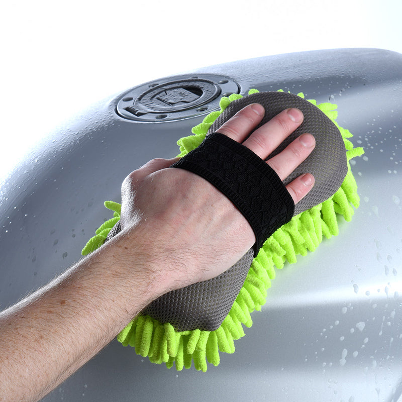 OXFORD Mikrofaser Nudelhandschuh Schwamm Reinigung + Polieren 
