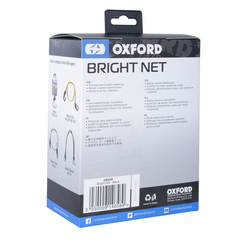 OXFORD Cargo Net Reflective Black
