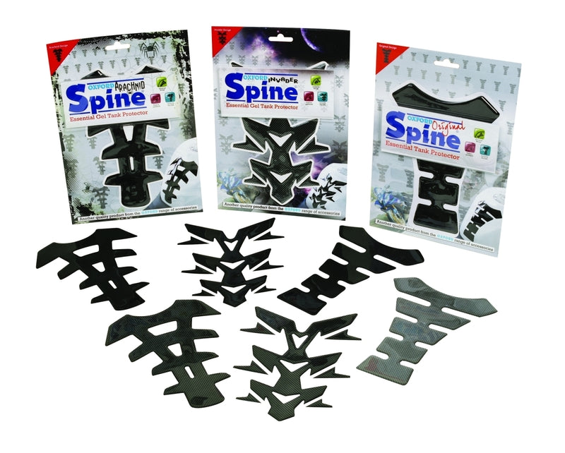 OXFORD Gel Spine Arachnid Tank Cover Black