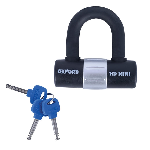 OXFORD HD Mini-Scheibenschloss - Ø14mm Schwarz 