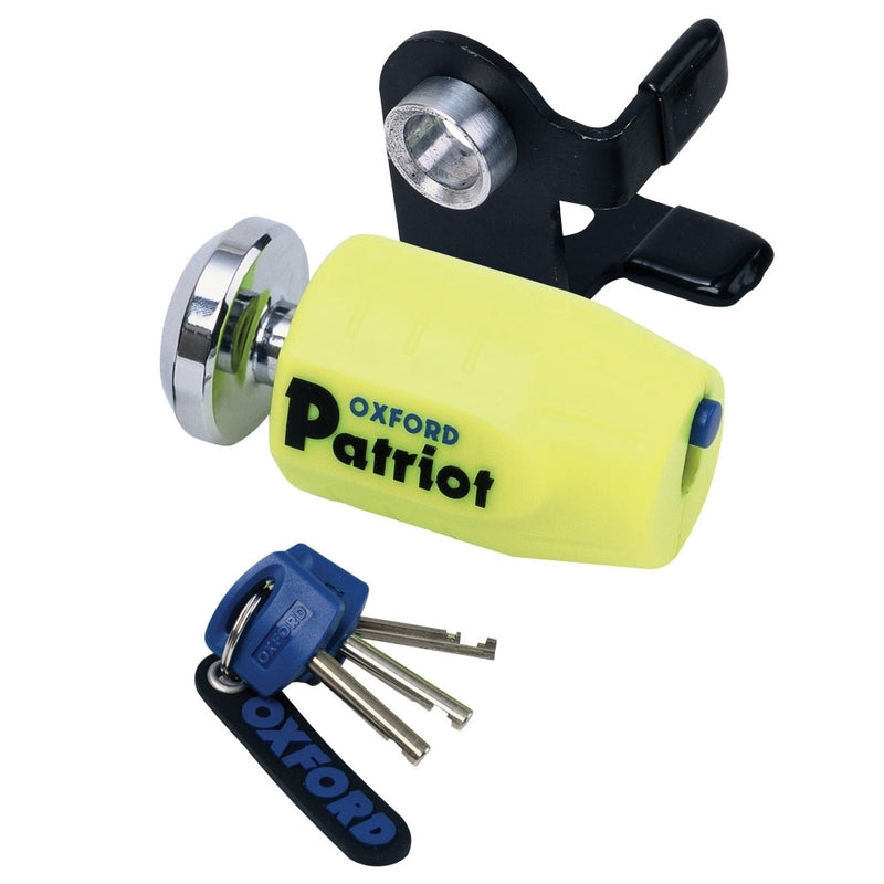 OXFORD Patriot Disc Lock - Ã˜14mm Yellow