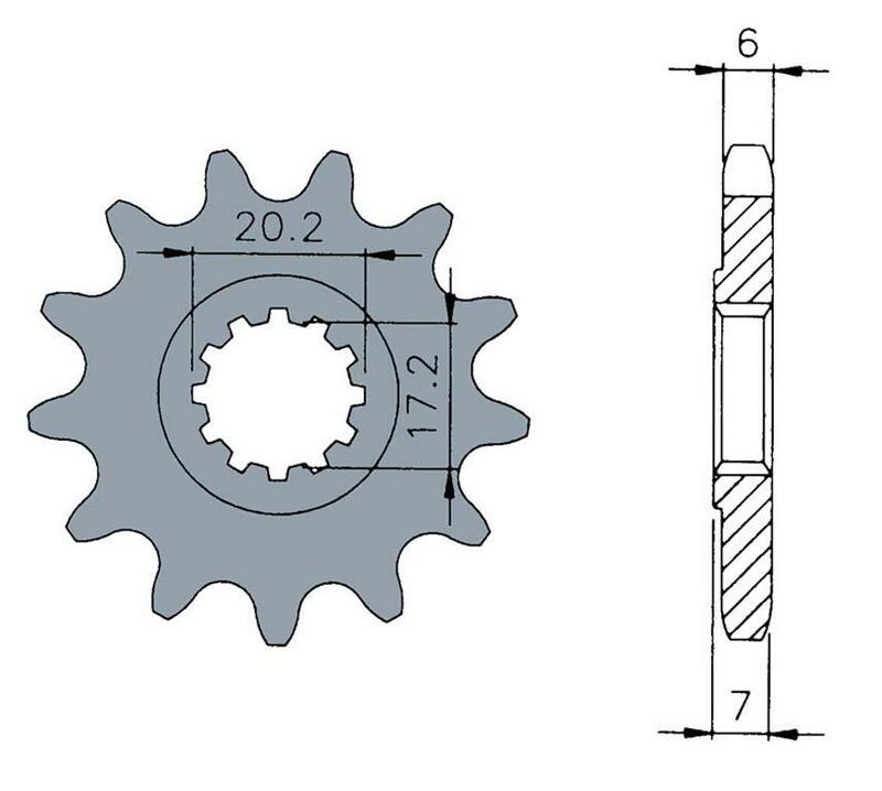 TECNIUM Steel Standard Front Sprocket 1120 - 420 - 1074263001