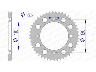 AFAM Aluminium Ultra-Light Kettenrad 11104 - 420 - 1074384006