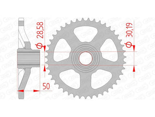 AFAM Stahl Standard Kettenrad 35100 - 415 - 1074610001
