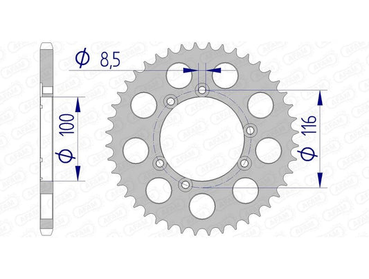AFAM Aluminium Rear Sprocket 93303 - 520 - 1074805003