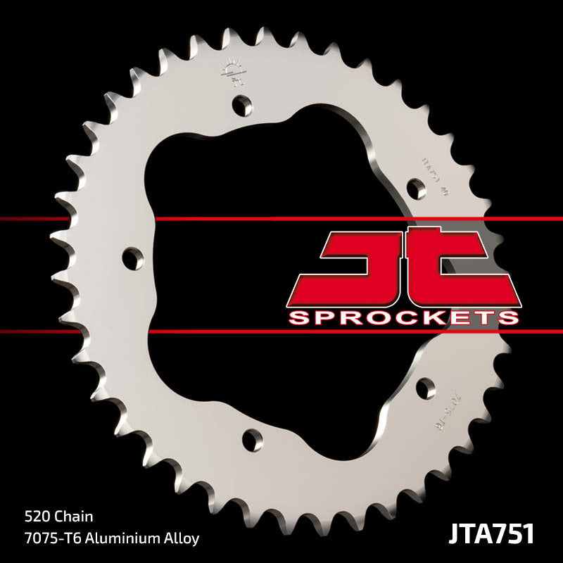 JT SPROCKETS Aluminium Rear Sprocket 751 - 520
